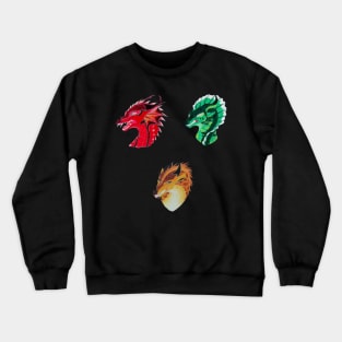 Angry Trio Sticker Pack Crewneck Sweatshirt